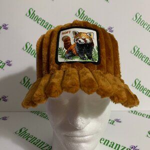 Goorin Bros Friday Drop Sweet Nothings Soft Red Panda Pillow Talk Plush Hat Cap